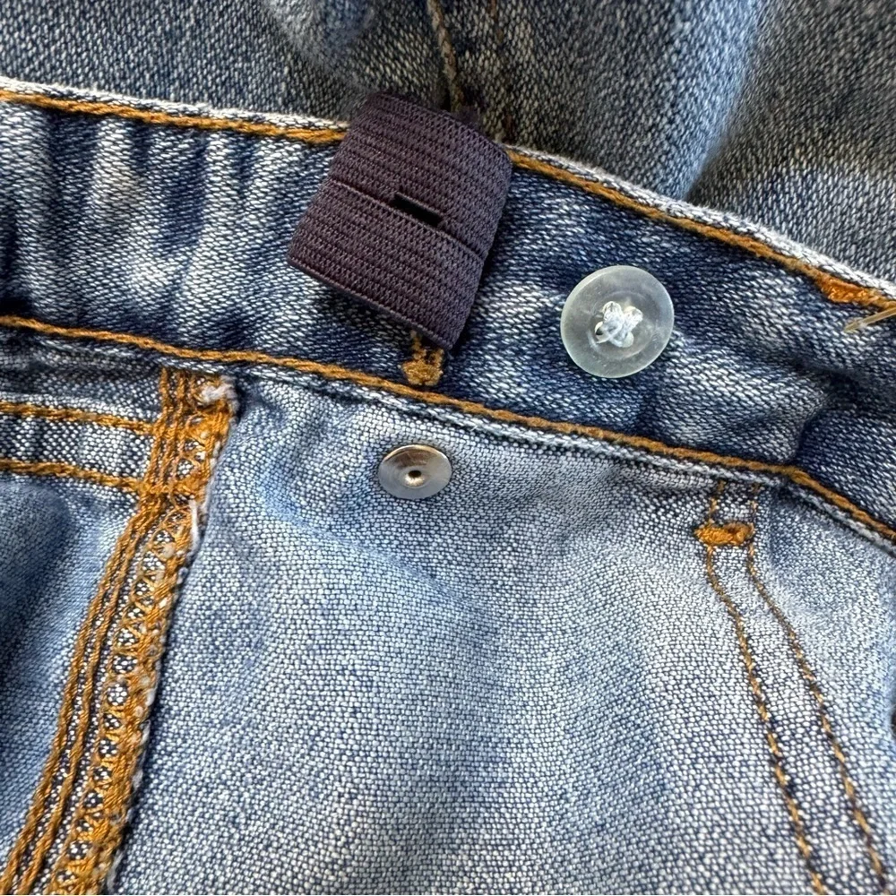 Y2K Old Navy Blue Denim Jeans Boot Cut Flare Girls Size 8 1/2